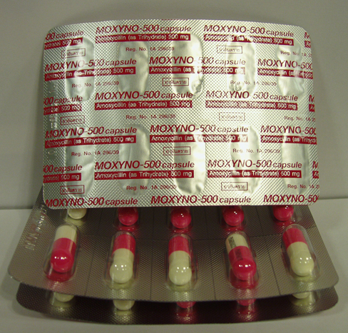 generic Amoxicillin (Amoxycillin) 500 mg capsule, general antibiotic