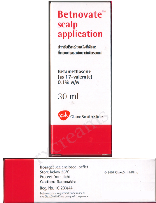 Betnovate Betamethasone valerate Scalp application (lotion) 30 ml