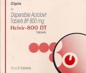 (generic Zovirax) Acyclovir 800 mg tablets