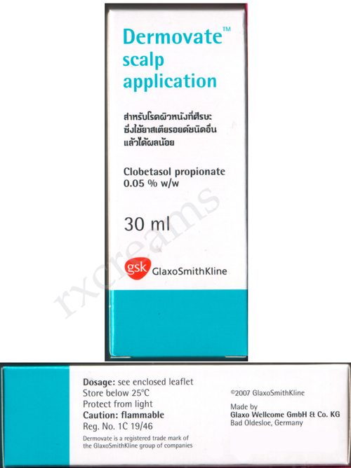 Dermovate Clobetasol propionate Scalp application (lotion) 30 ml