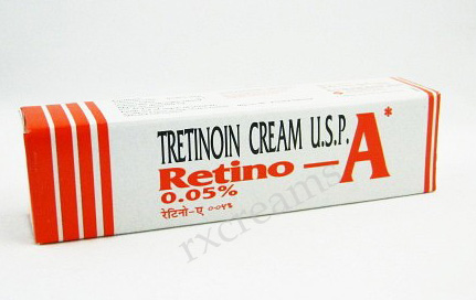 Retino-A Tretinoin 0.05% Cream 100 grams. Made by Johnson and Johnson under license from Janssen-Cilag.