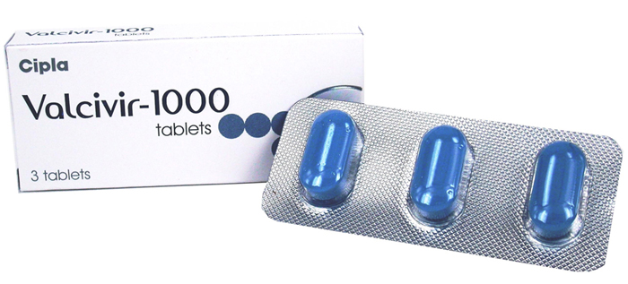 (generic Valtrex) Valacyclovir 1000 mg tablets for treatment of the HSV virus, HSV1 and HSV2, herpes.